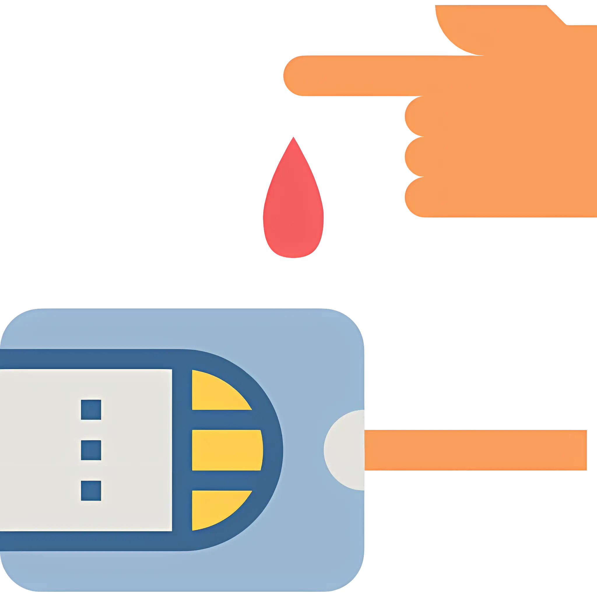 Blood Glucose Meter with Finger Prick