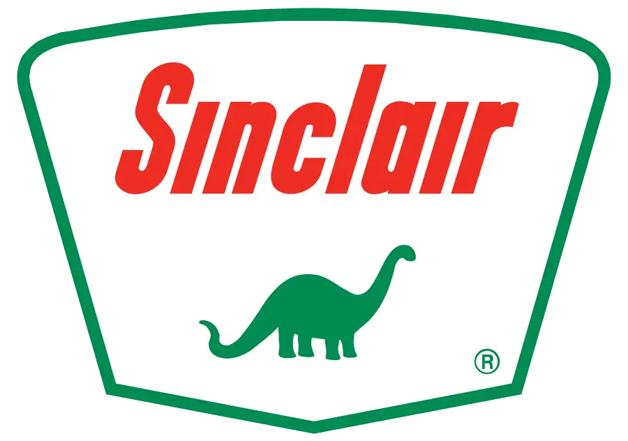 Sinclair Logo with Dinosaur Symbol