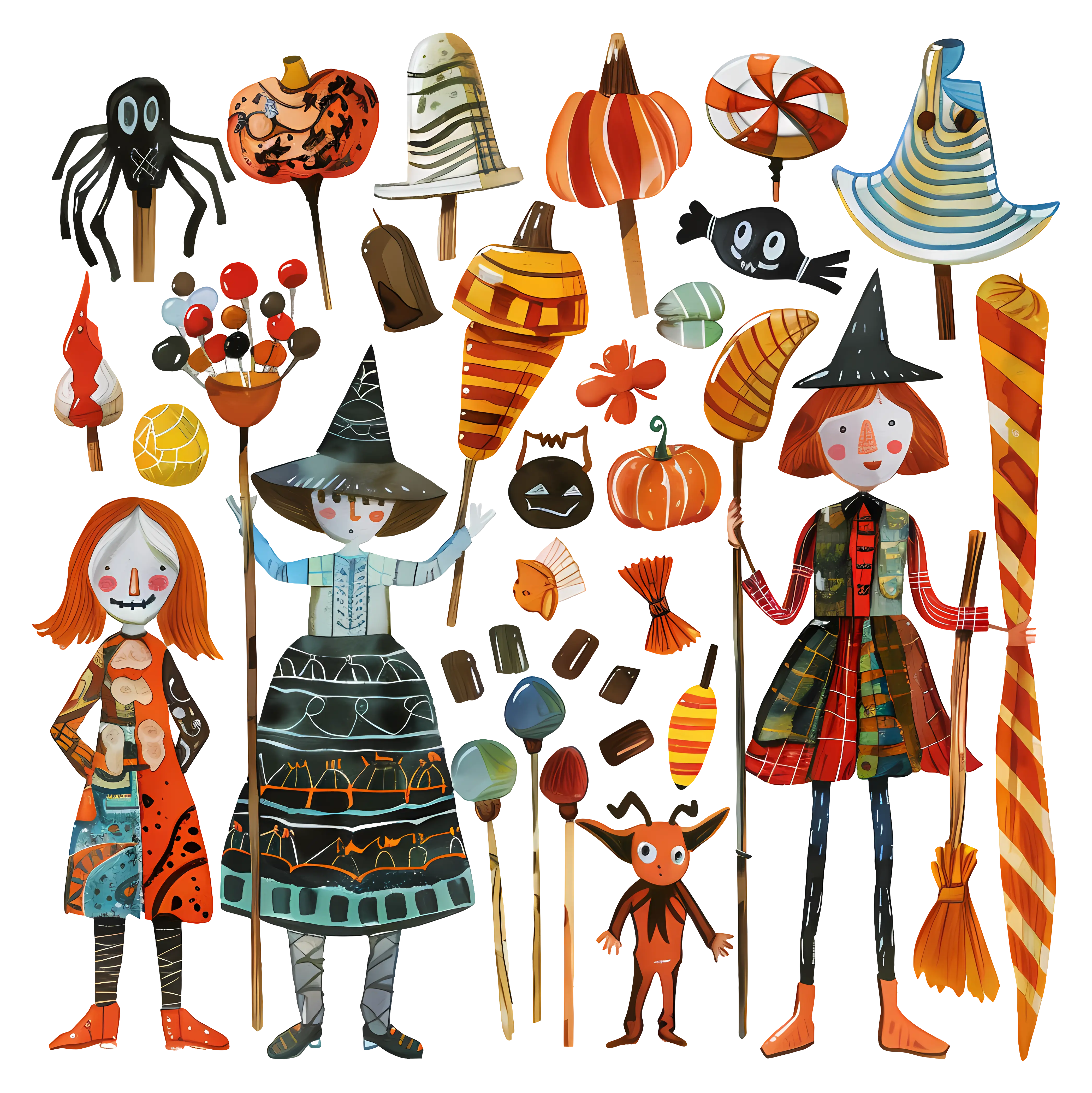 Halloween Characters and Decorations