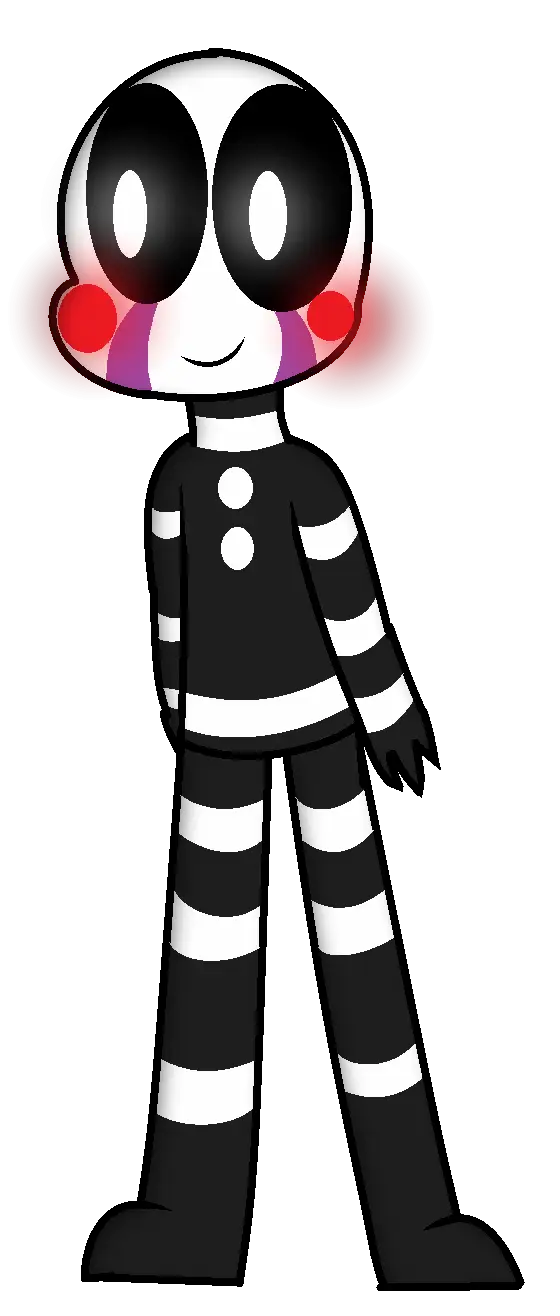 Striped Marionette Character