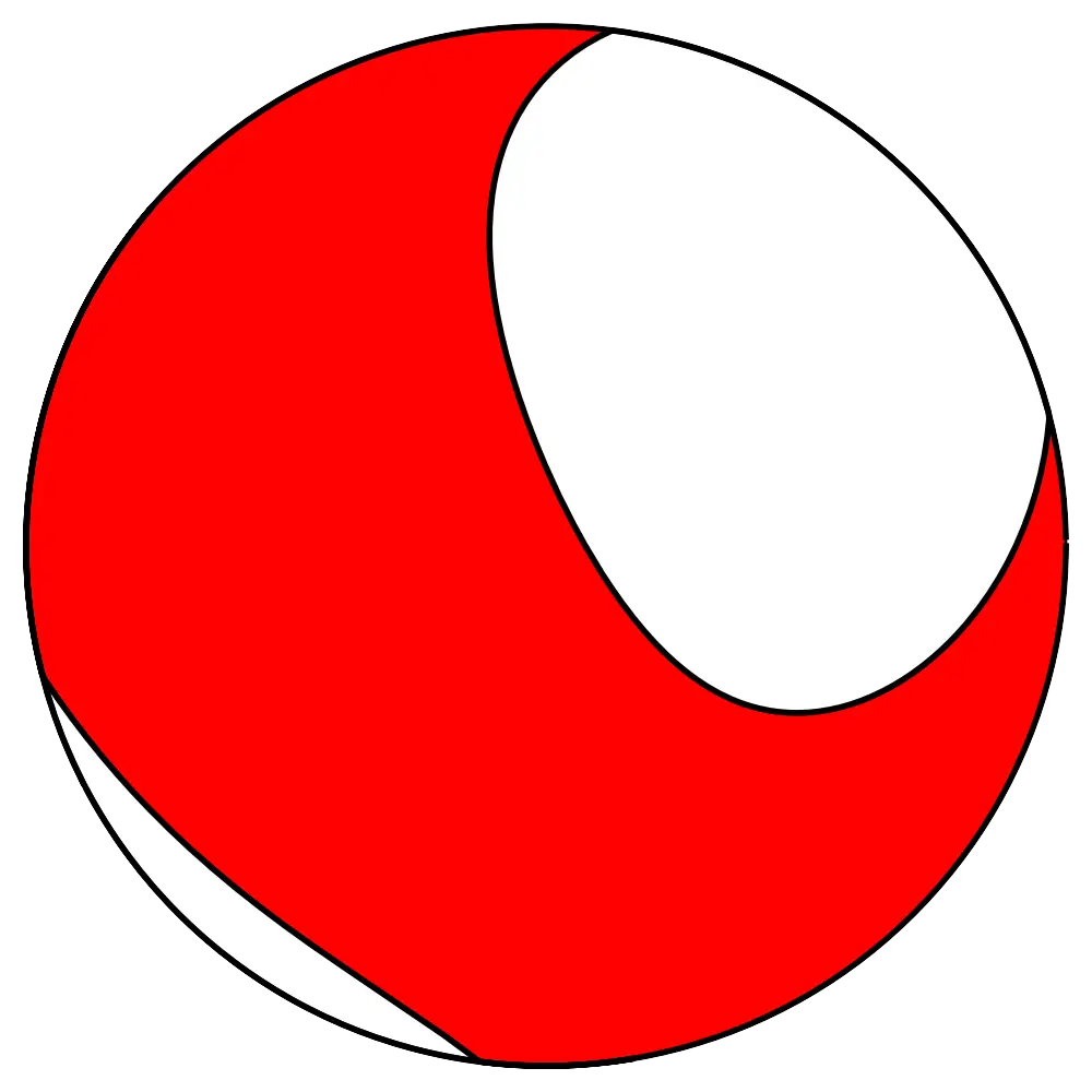 Red and White Toy Ball Illustration
