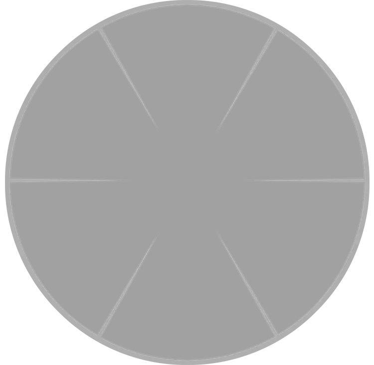 Transparent Grey Circular Target Illustration