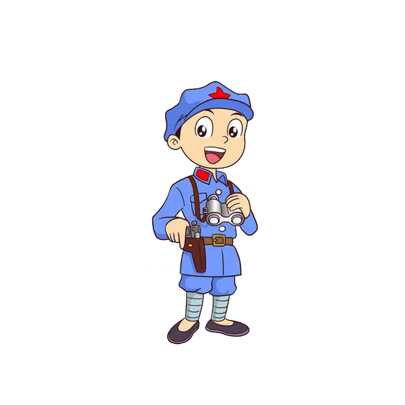 Cartoon Soldier Character