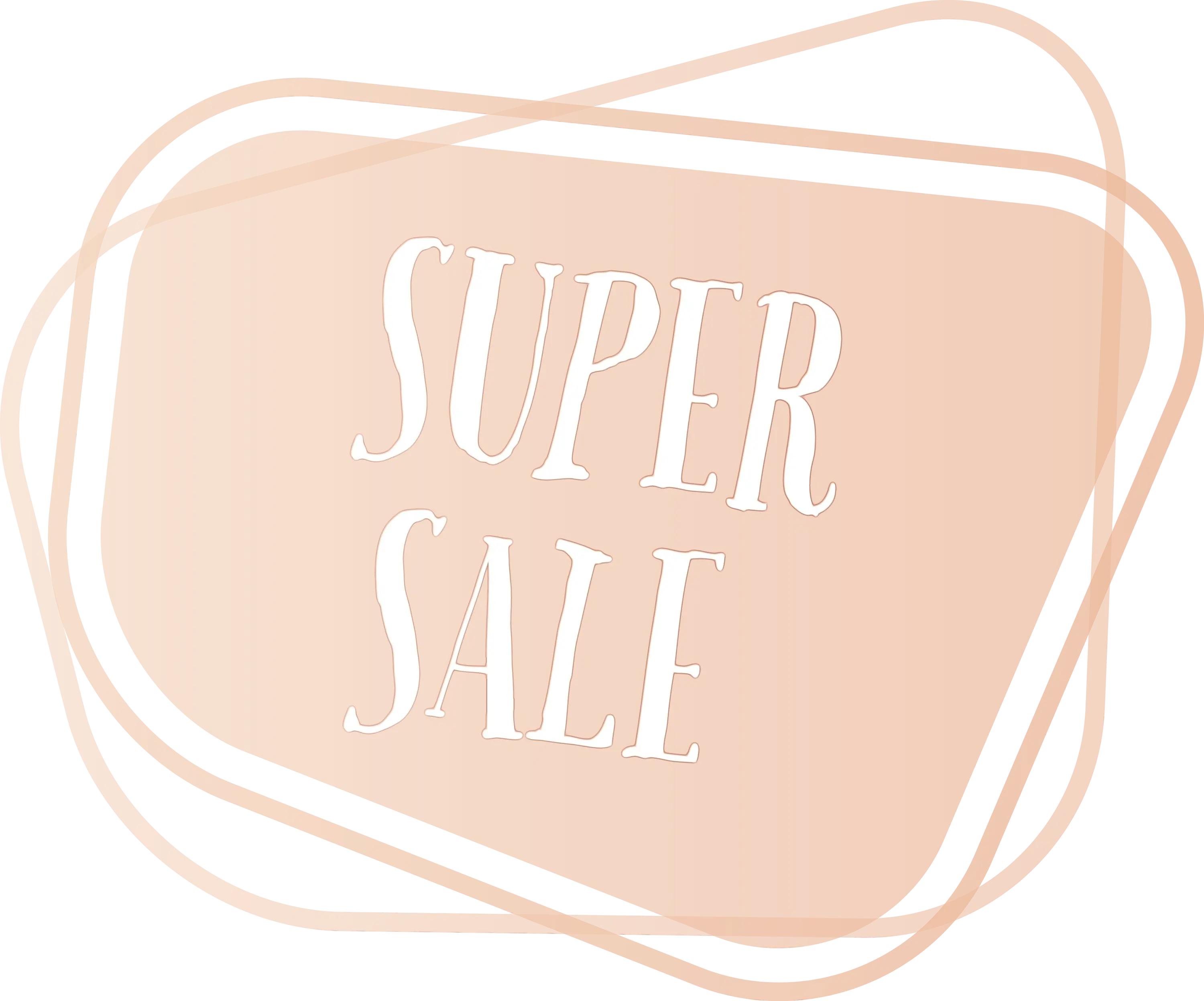 Super Sale Text Graphic Design
