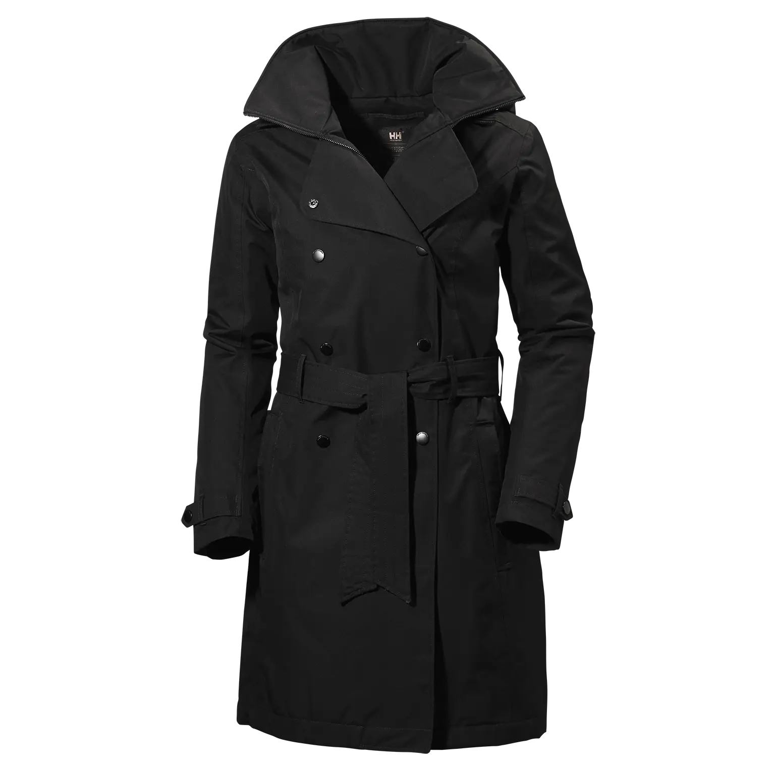 Elegant Black Trench Coat