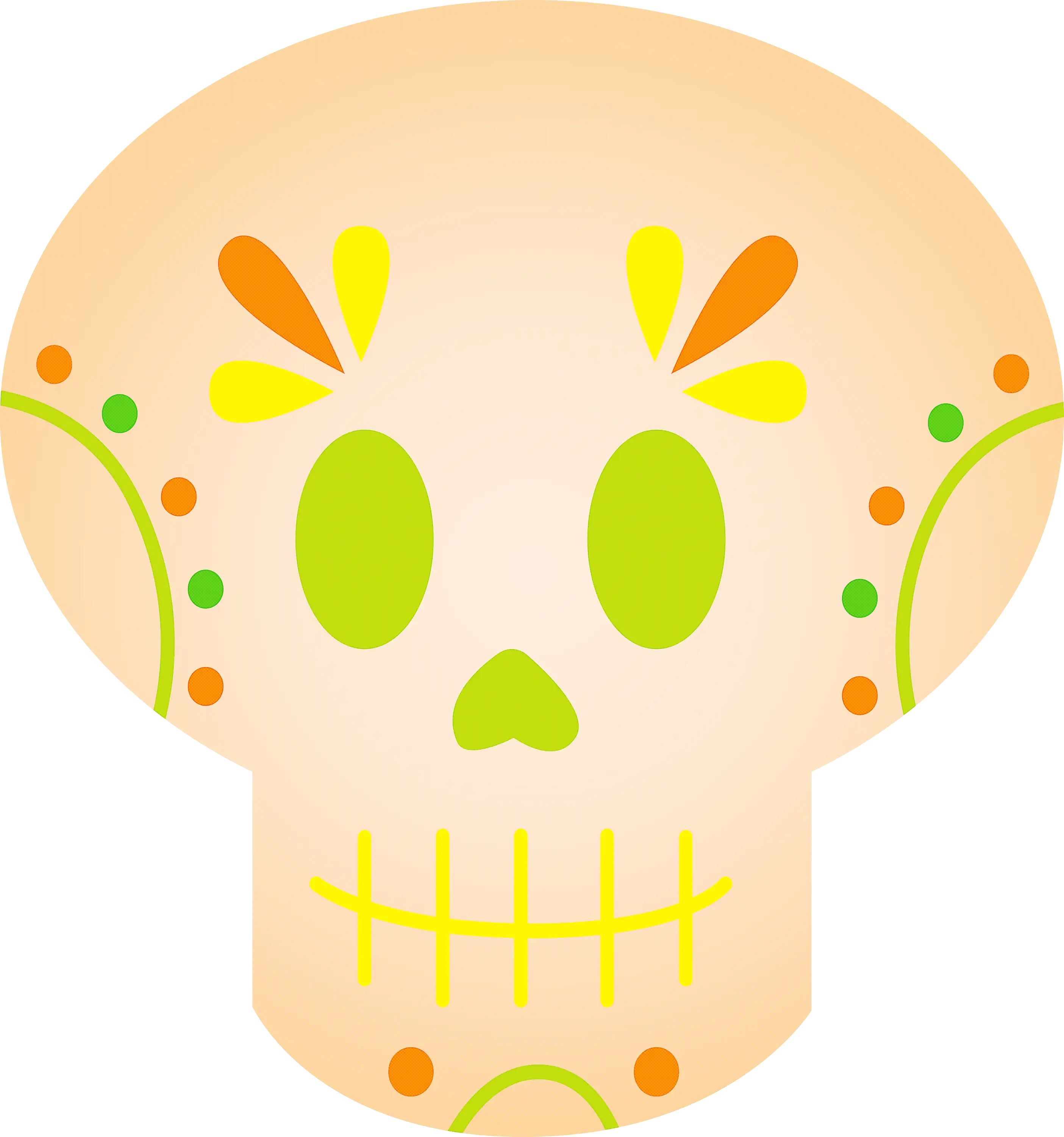 Sugar Skull Illustration for Day of the Dead