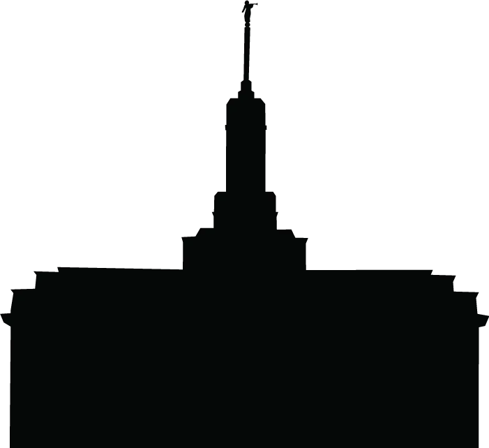 Black Monumental Building Silhouette