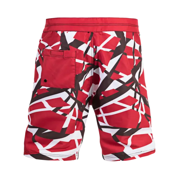 Red and White Patterned Shorts for Summer Fashion