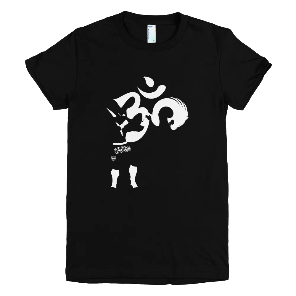 Black T-Shirt with Om Symbol