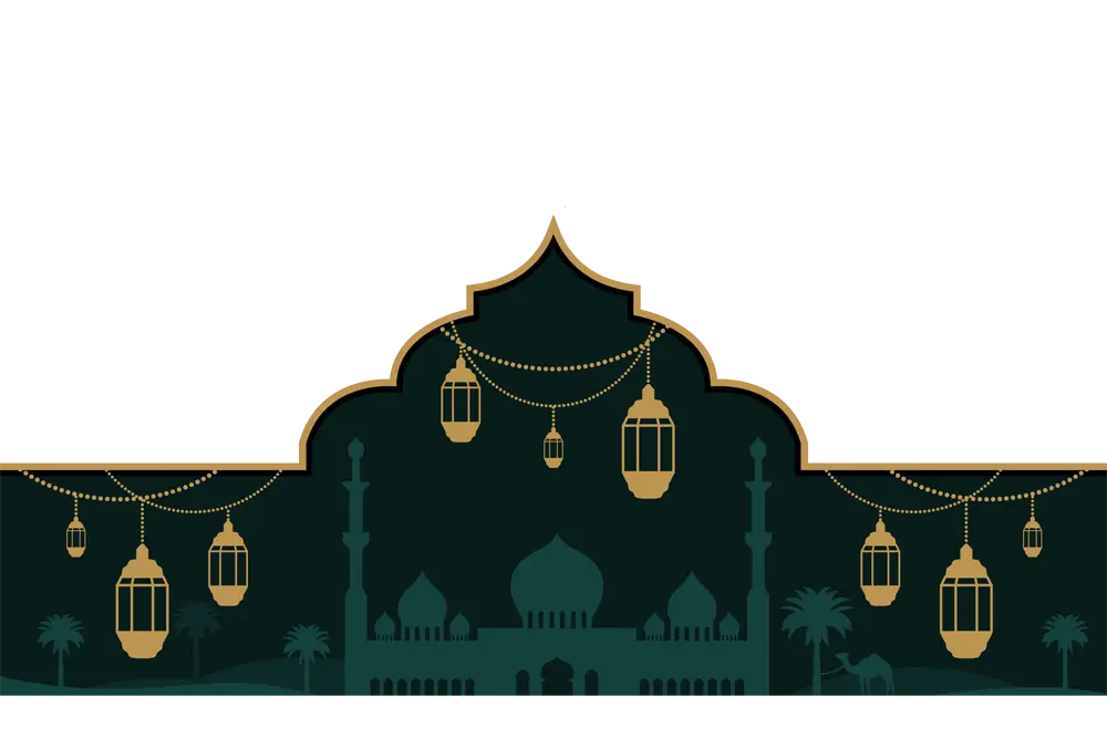 Islamic Architecture with Lanterns
