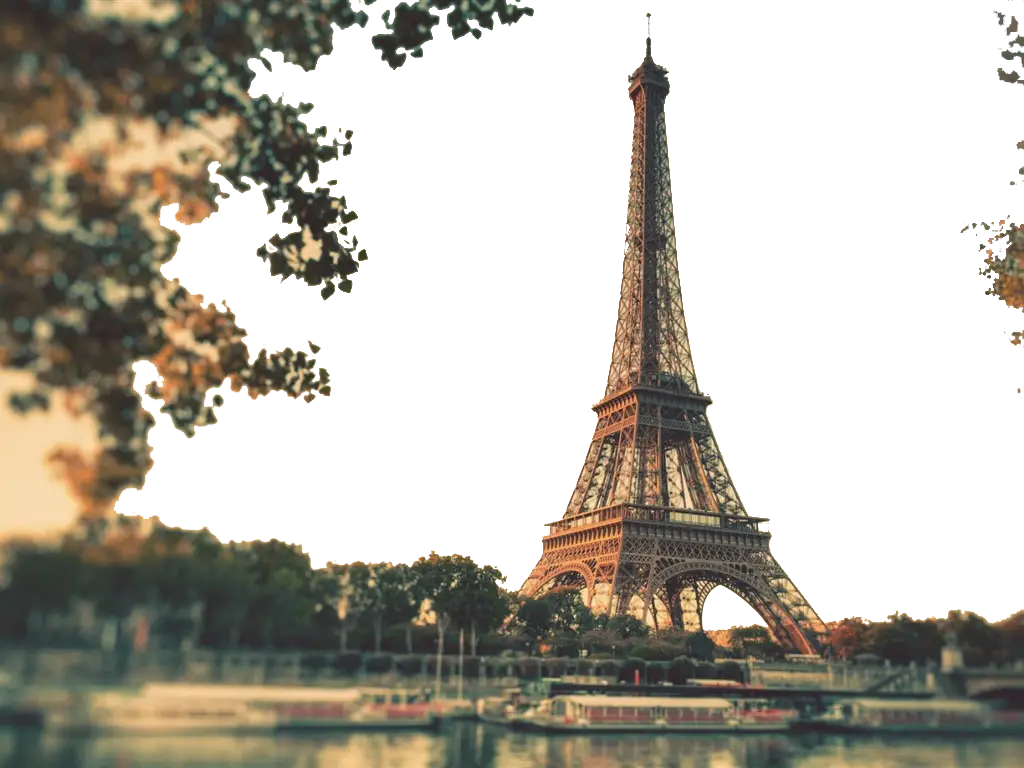 Iconic Eiffel Tower in Paris
