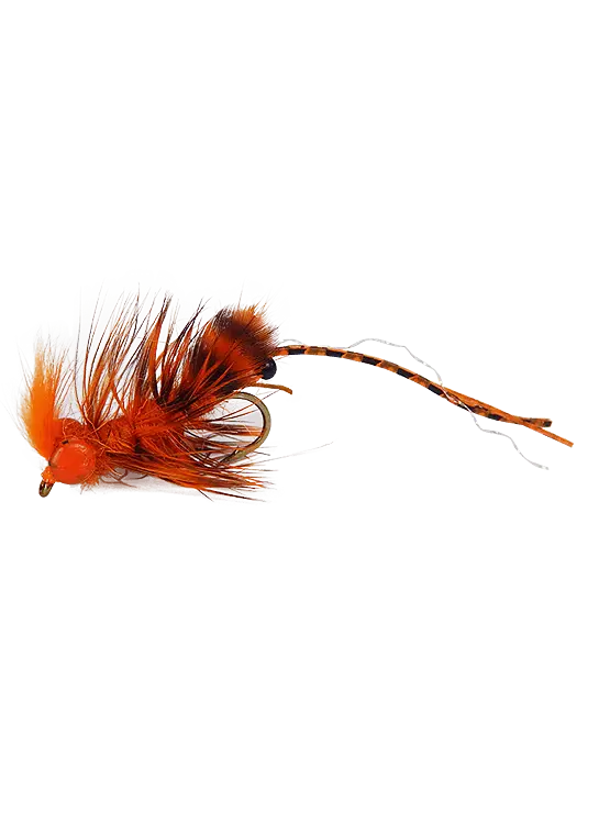 Orange Fishing Fly Hook for Anglers