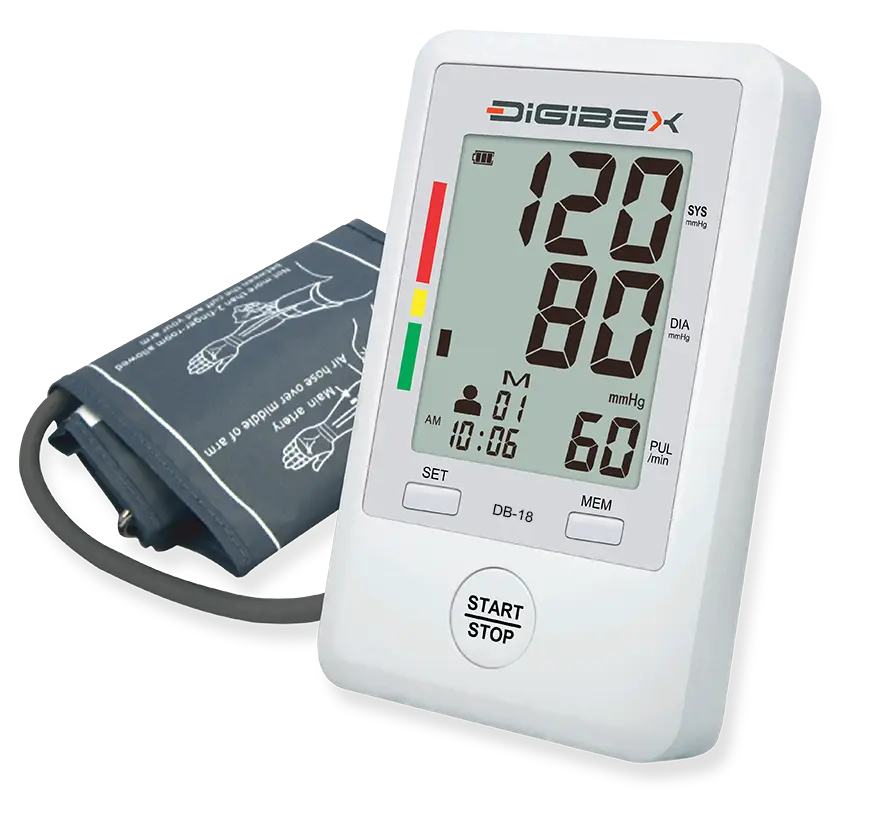 Digital Blood Pressure Monitor with Cuff
