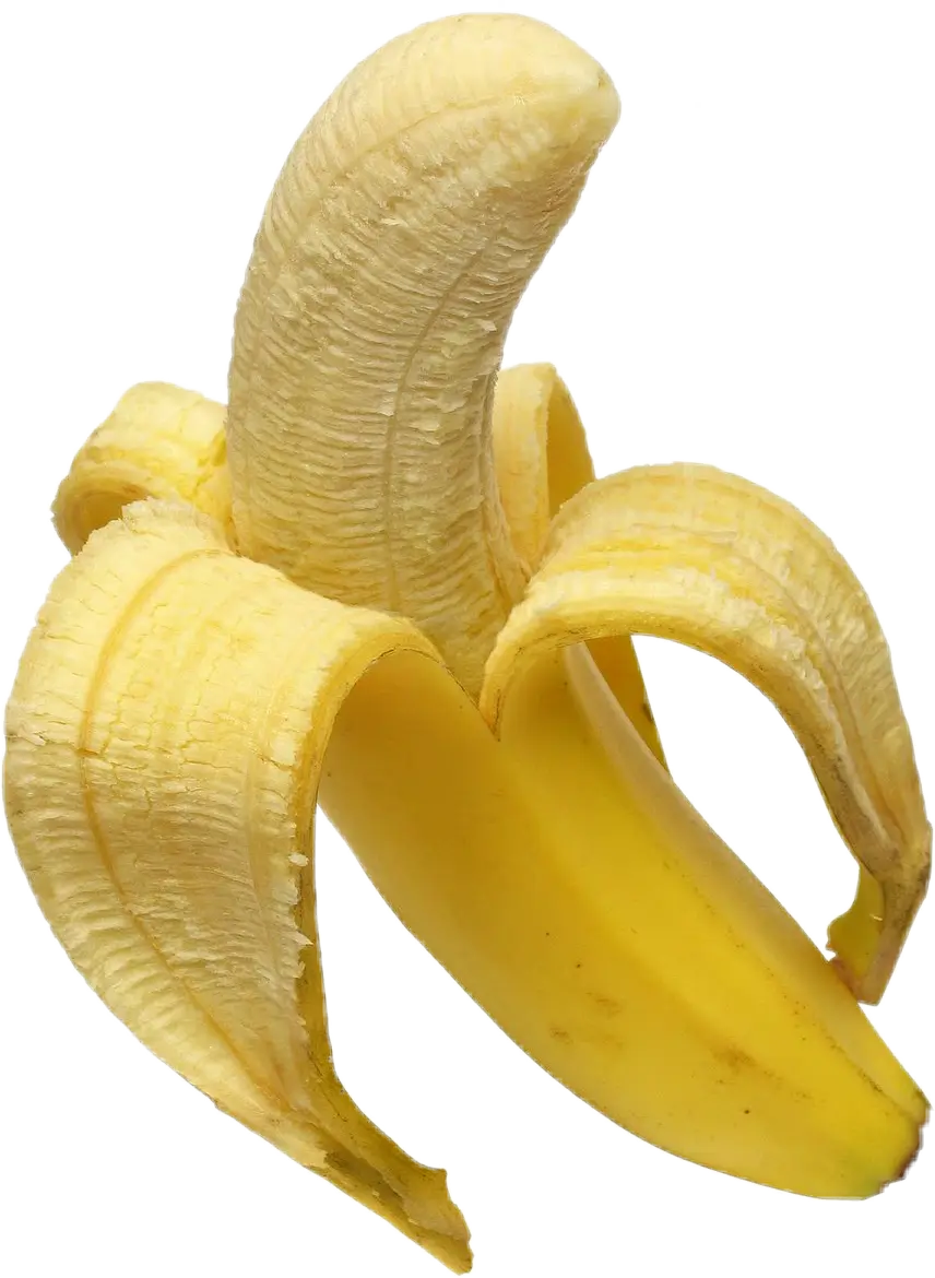 Fresh Peeled Yellow Banana