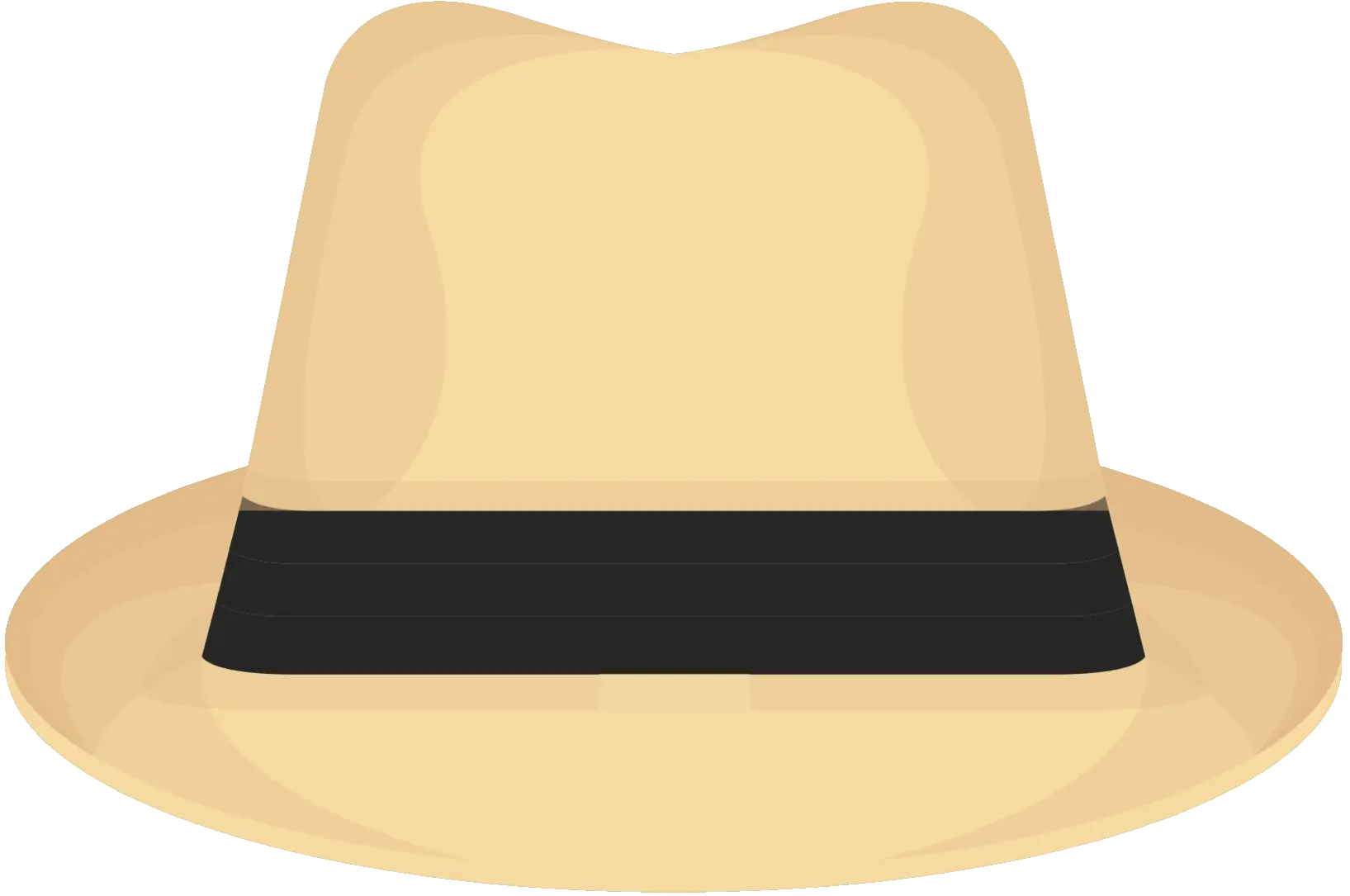 Beige Fedora Hat Design