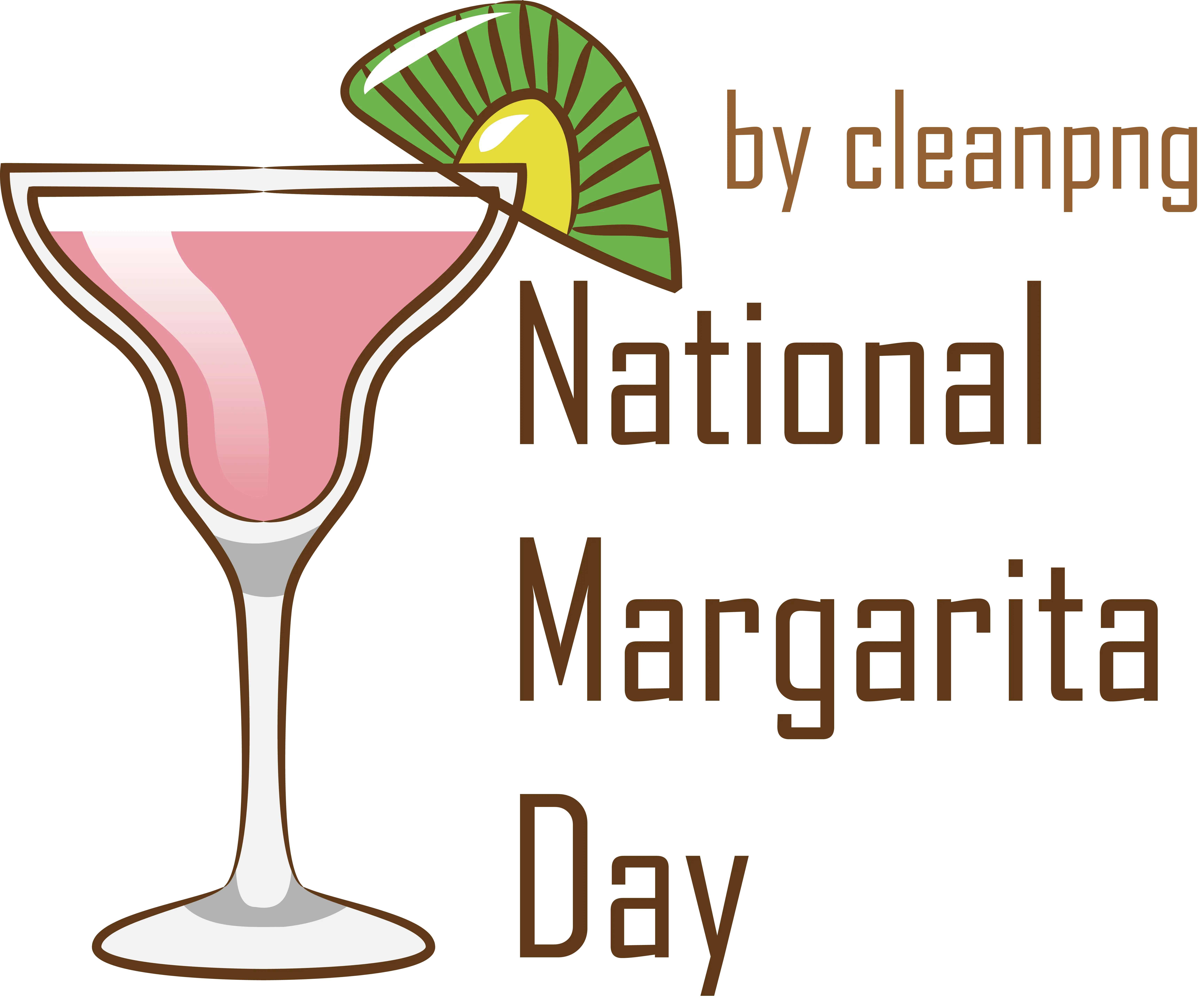 Cocktail Glass Illustration for National Margarita Day
