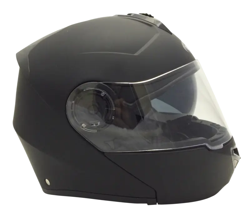 Black Motorcycle Helmet for Safety