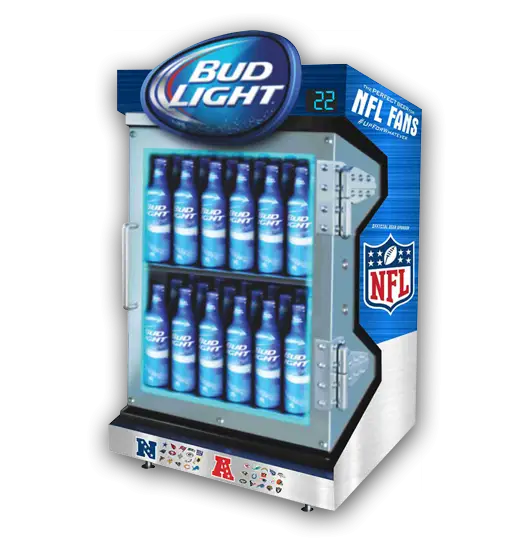 Bud Light Fridge for NFL Fans