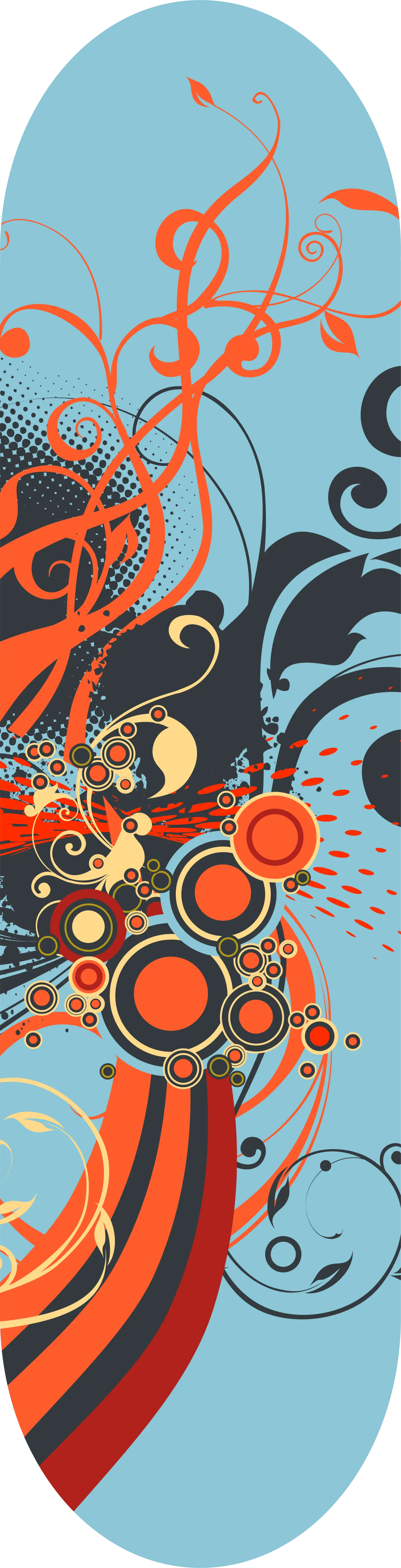 Colorful Abstract Swirl Design