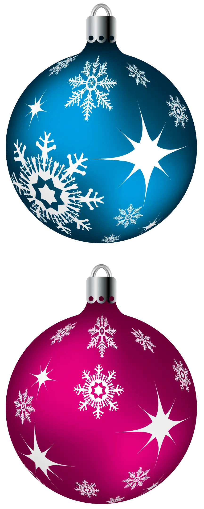 Beautiful Colorful Christmas Ornaments