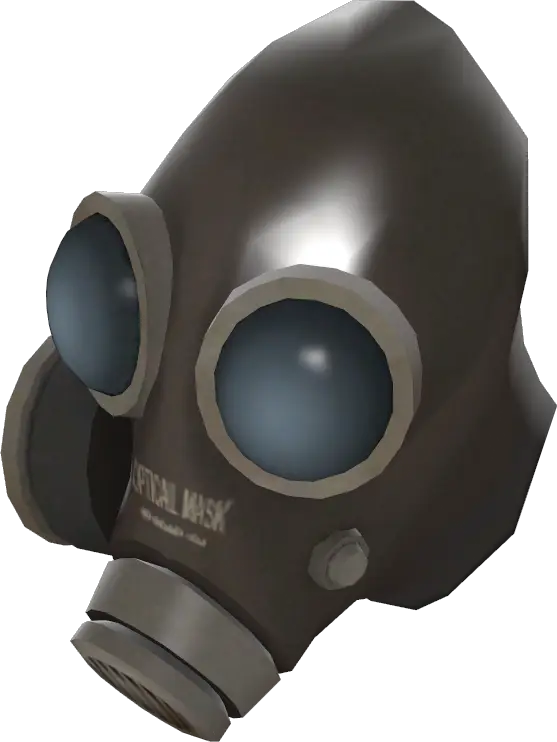 Black Gas Mask for Safety