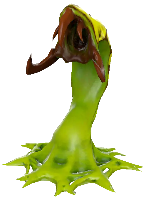 Green Carnivorous Fantasy Plant