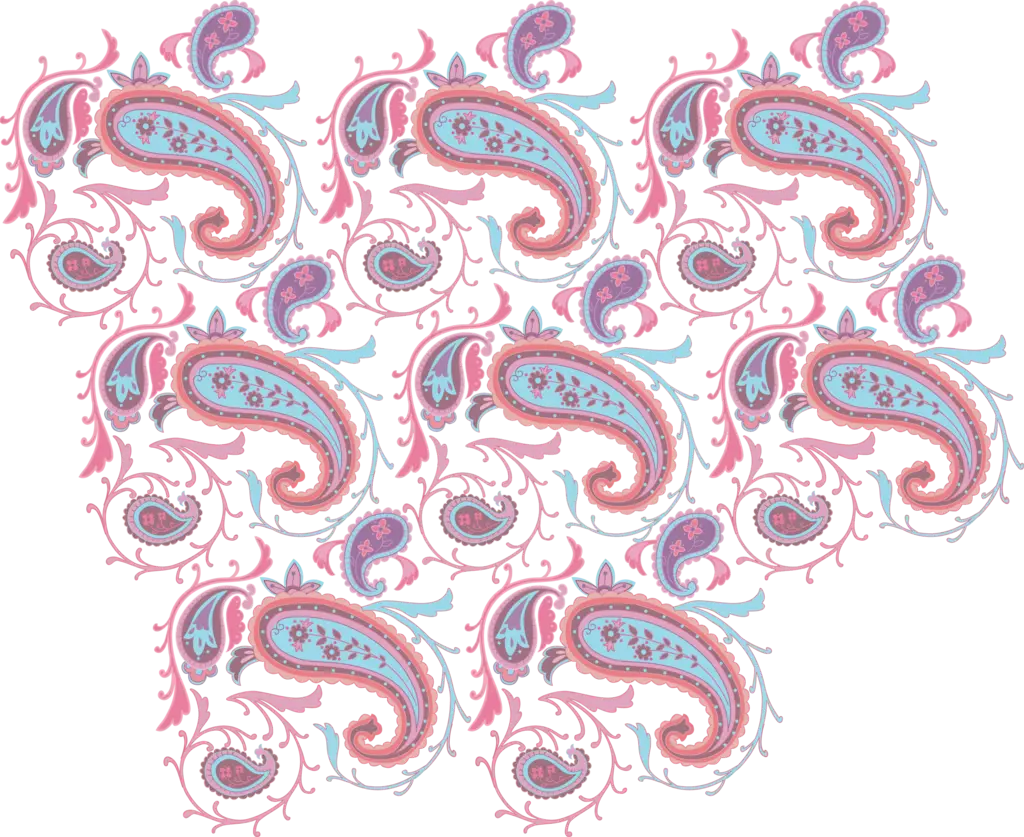 Colorful Paisley Pattern Design