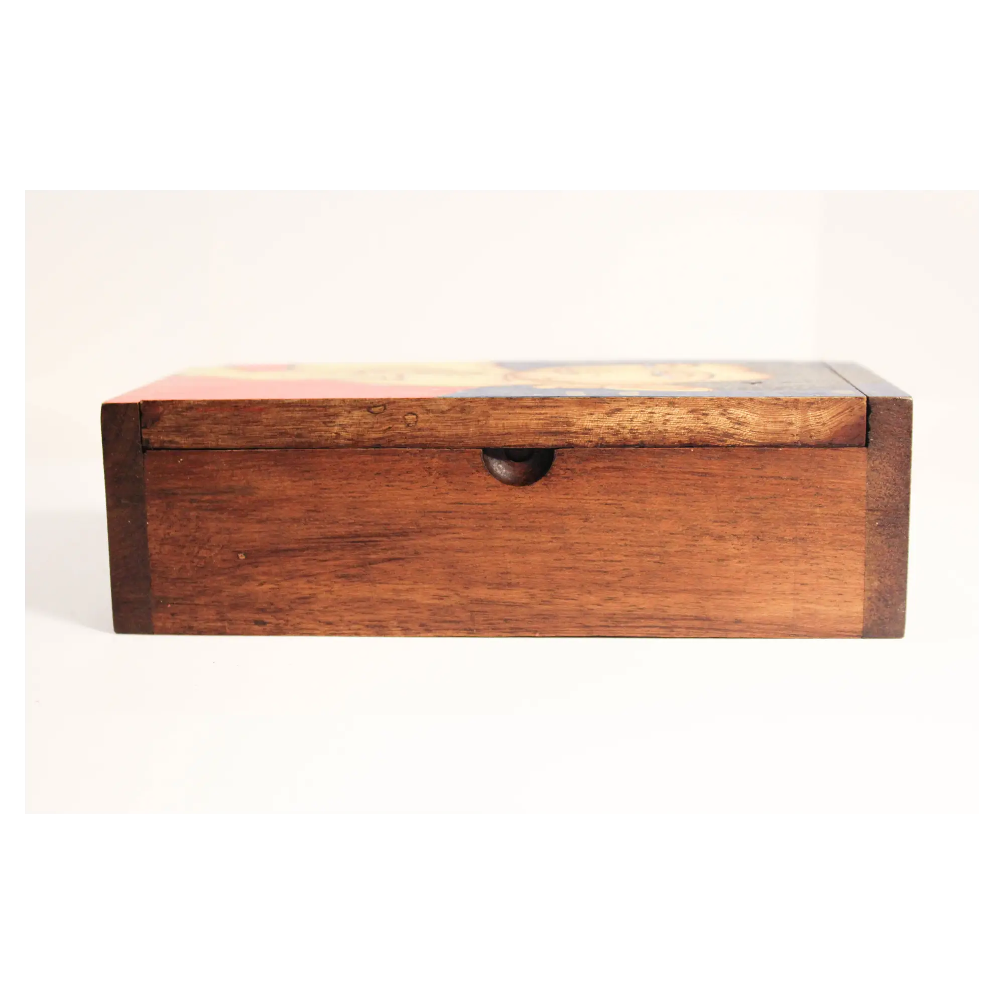 Simple Rustic Wooden Storage Box