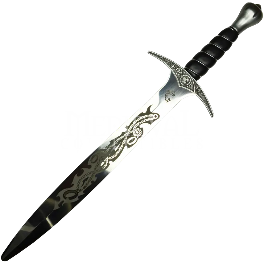 Decorative Medieval Sword with Intricate Details
