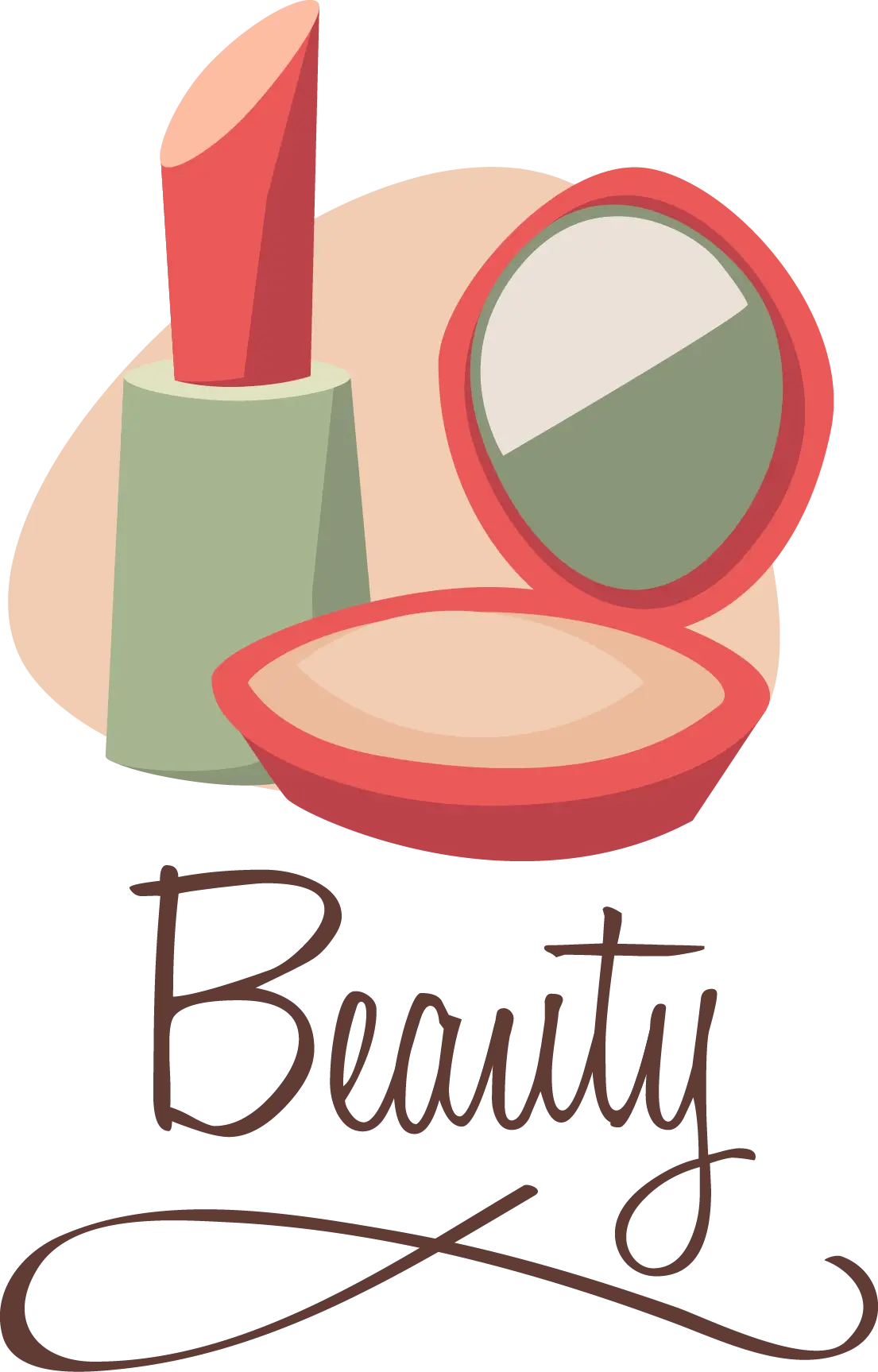 Beauty Products Illustration