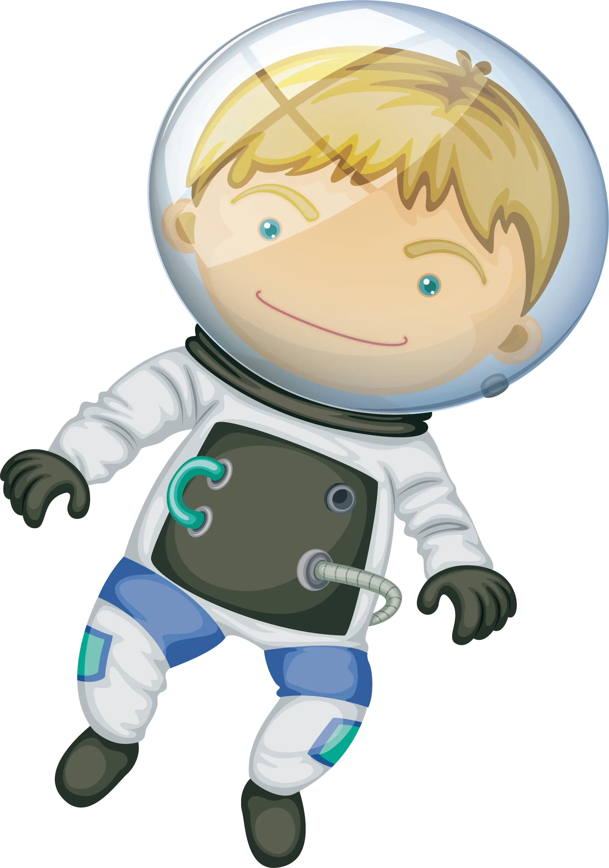 Cute Astronaut in Space