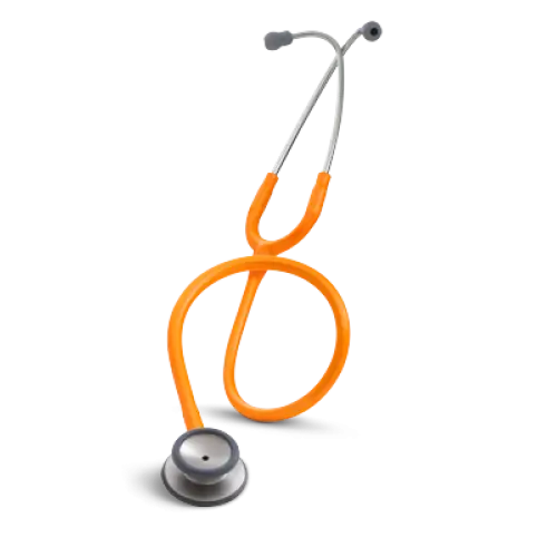 Orange Stethoscope Illustration for Medical Use