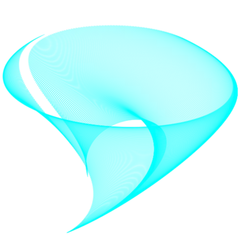Artistic Blue Swirl Effect Illustration