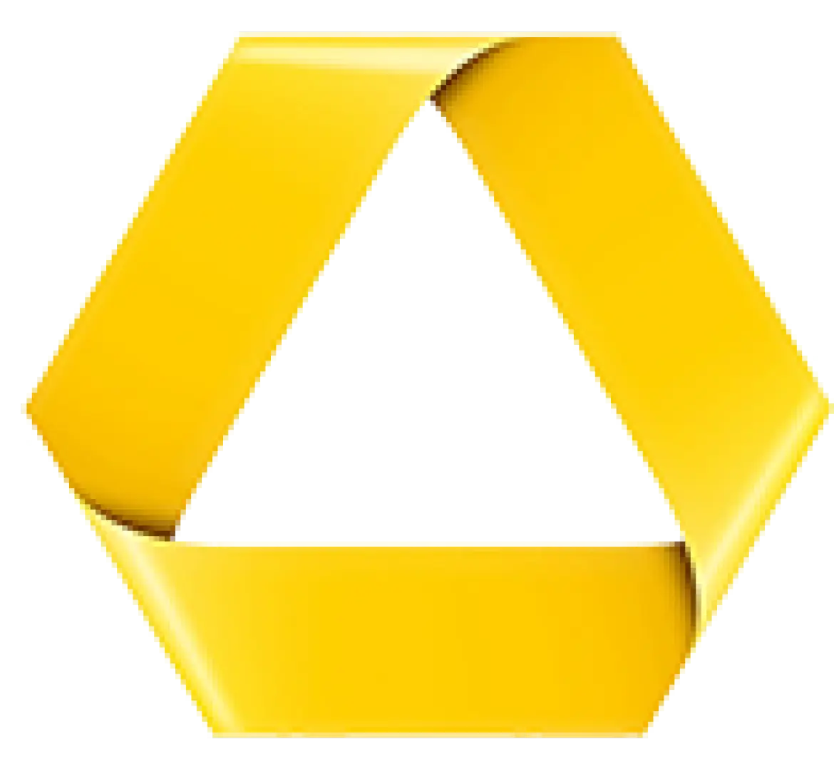 Yellow Hexagon Ribbon