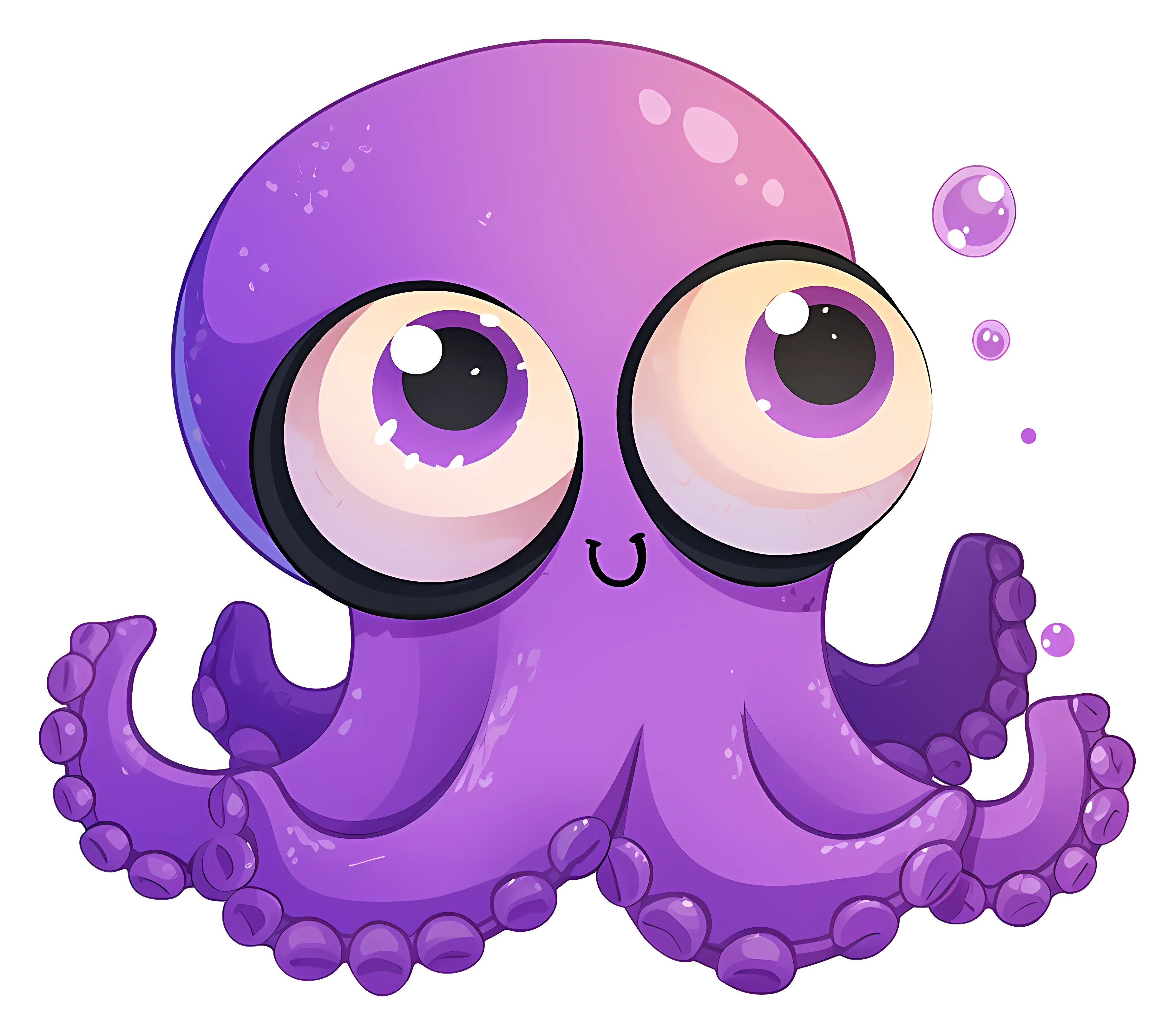 Cute Cartoon Octopus