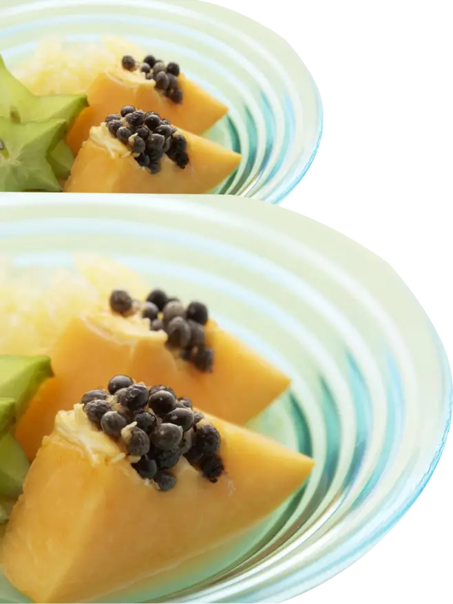 Assorted Fruit Slices in Bowl