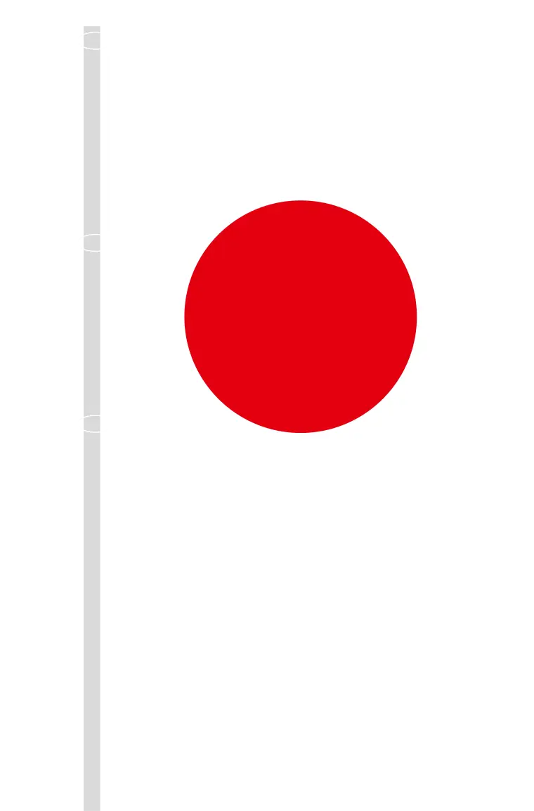 Flag of Japan with red circle
