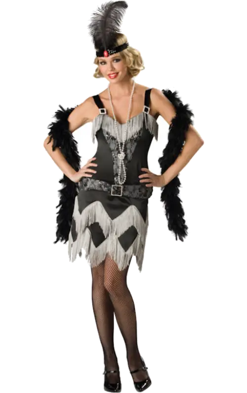 Woman in Flapper Dress
