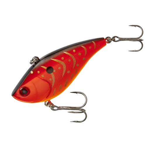 Red Fishing Lure with Hooks