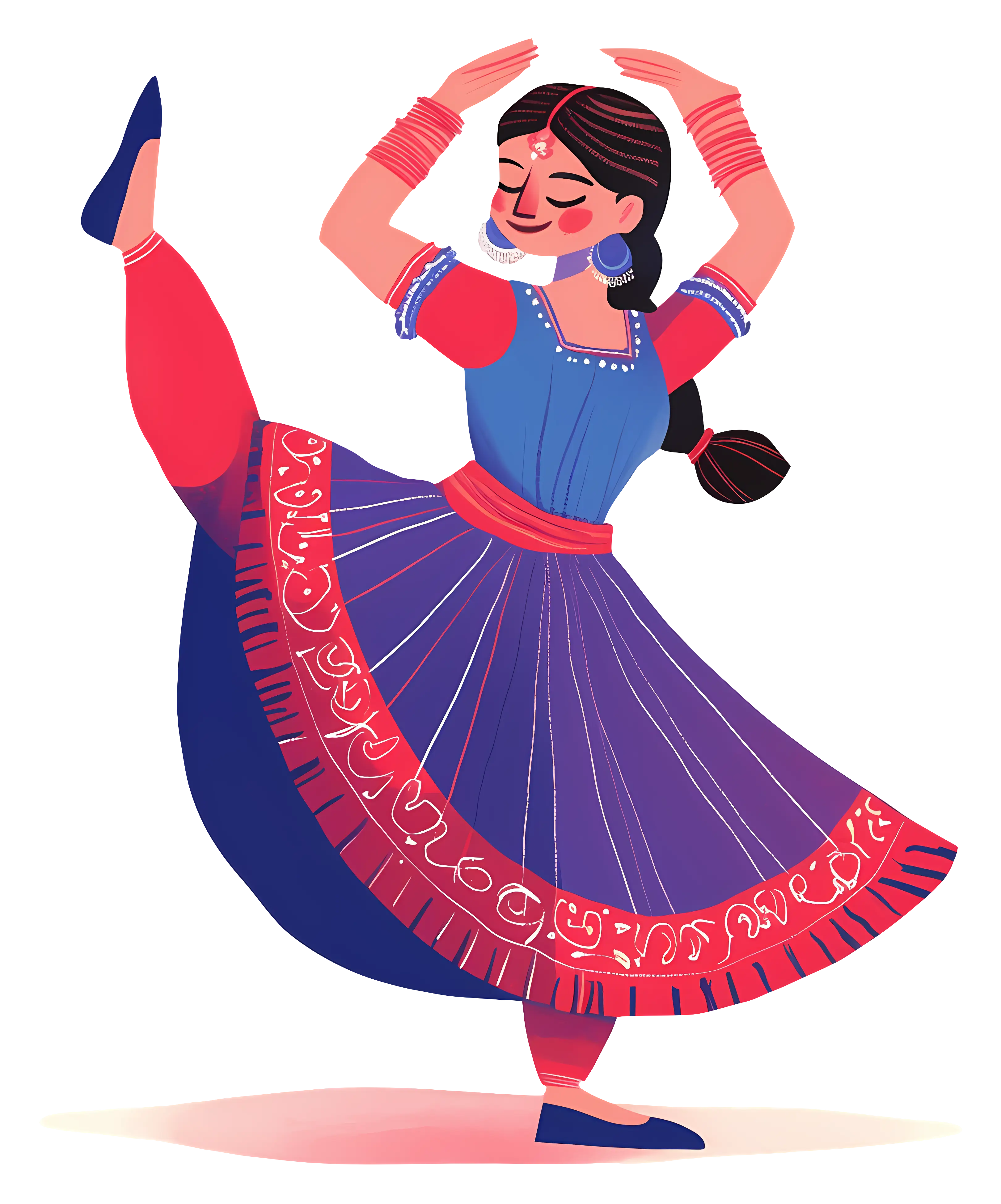 Traditional Dance Illustration