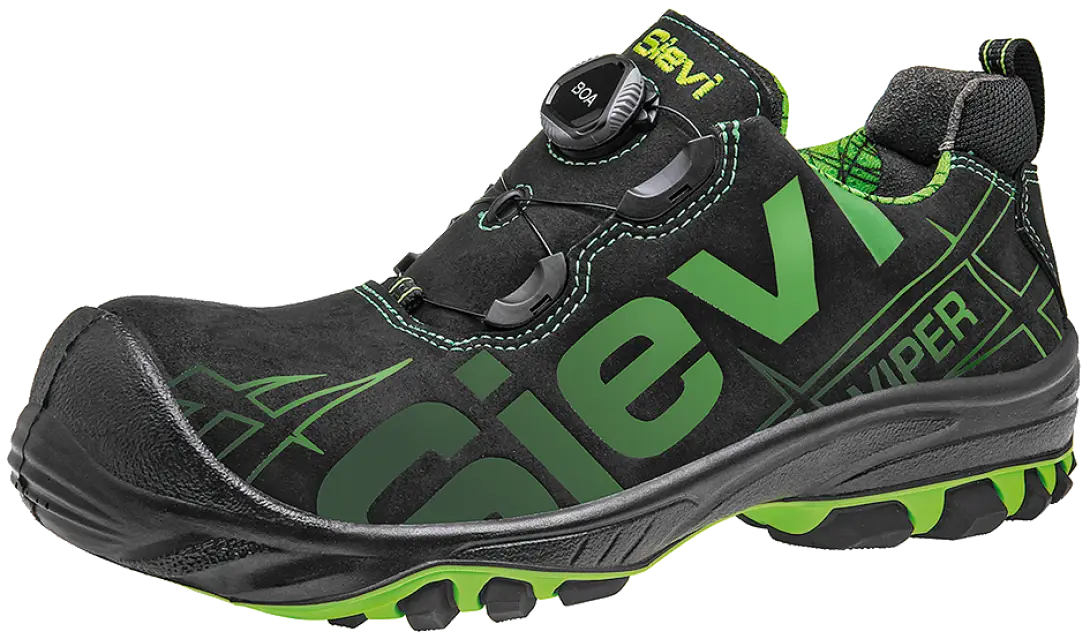 Stylish Black and Green Sports Shoe