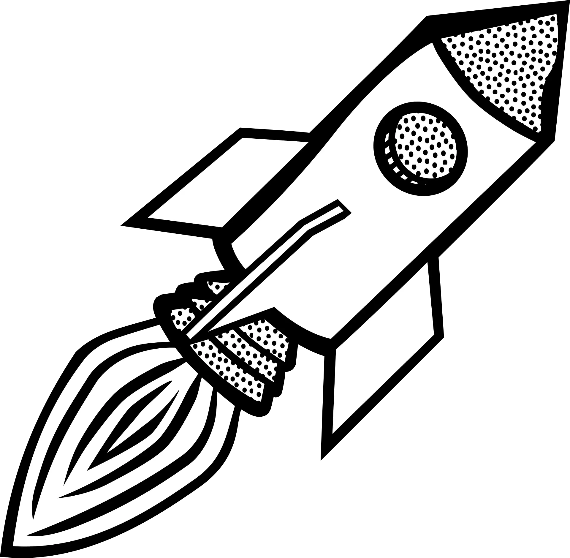 Rocket Launch Illustration