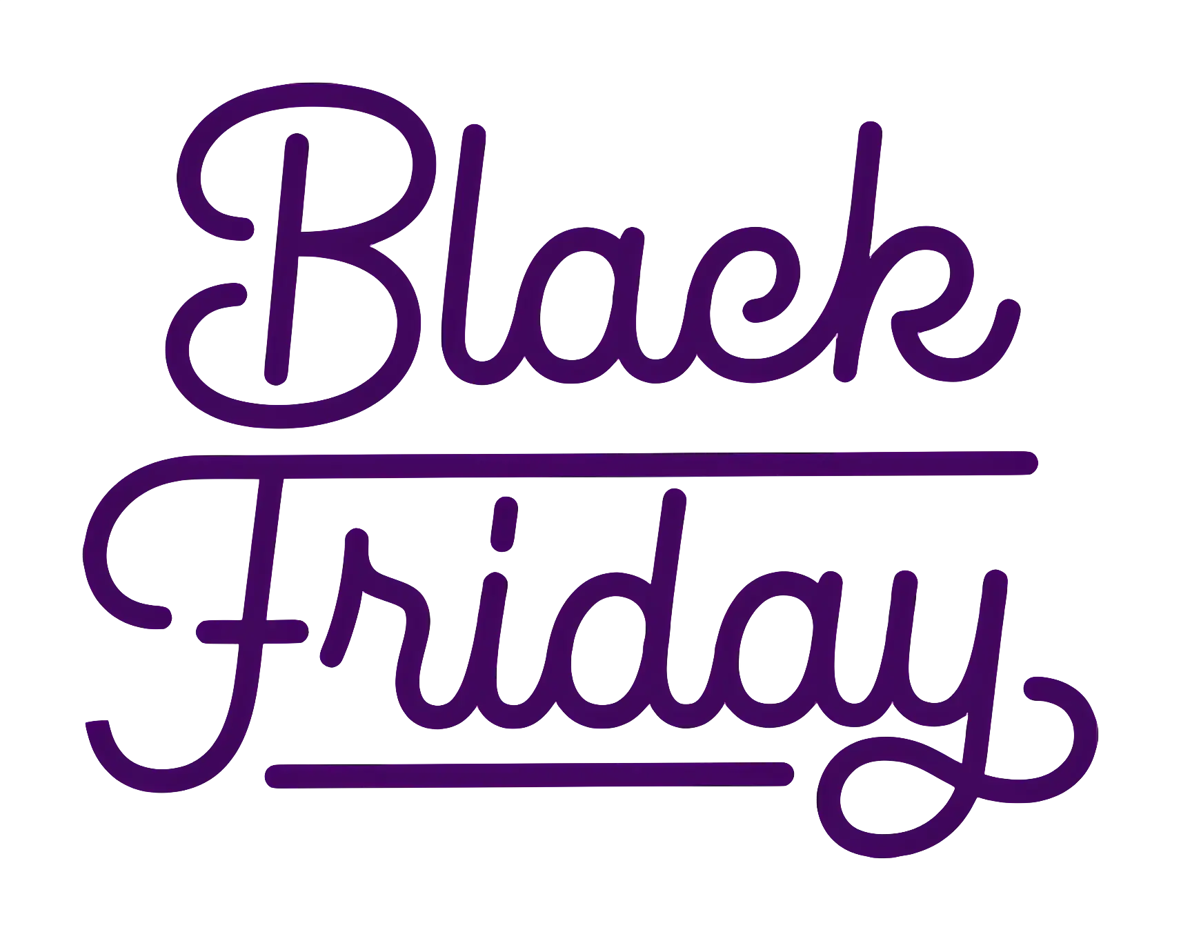 Black Friday Promotional Text Design