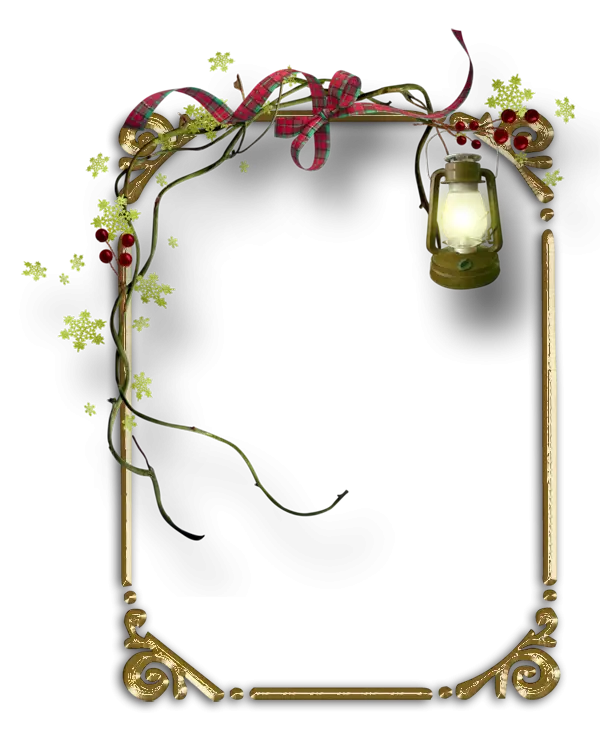 Decorative Frame with Lantern