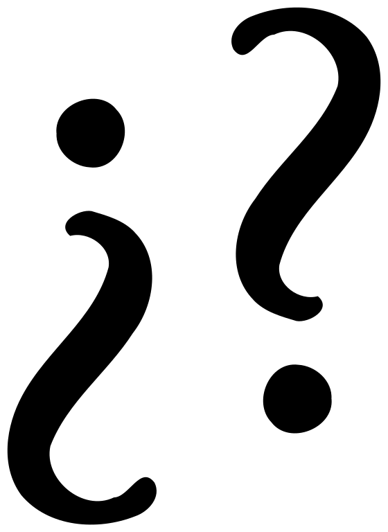 Inverted Question and Exclamation Symbols