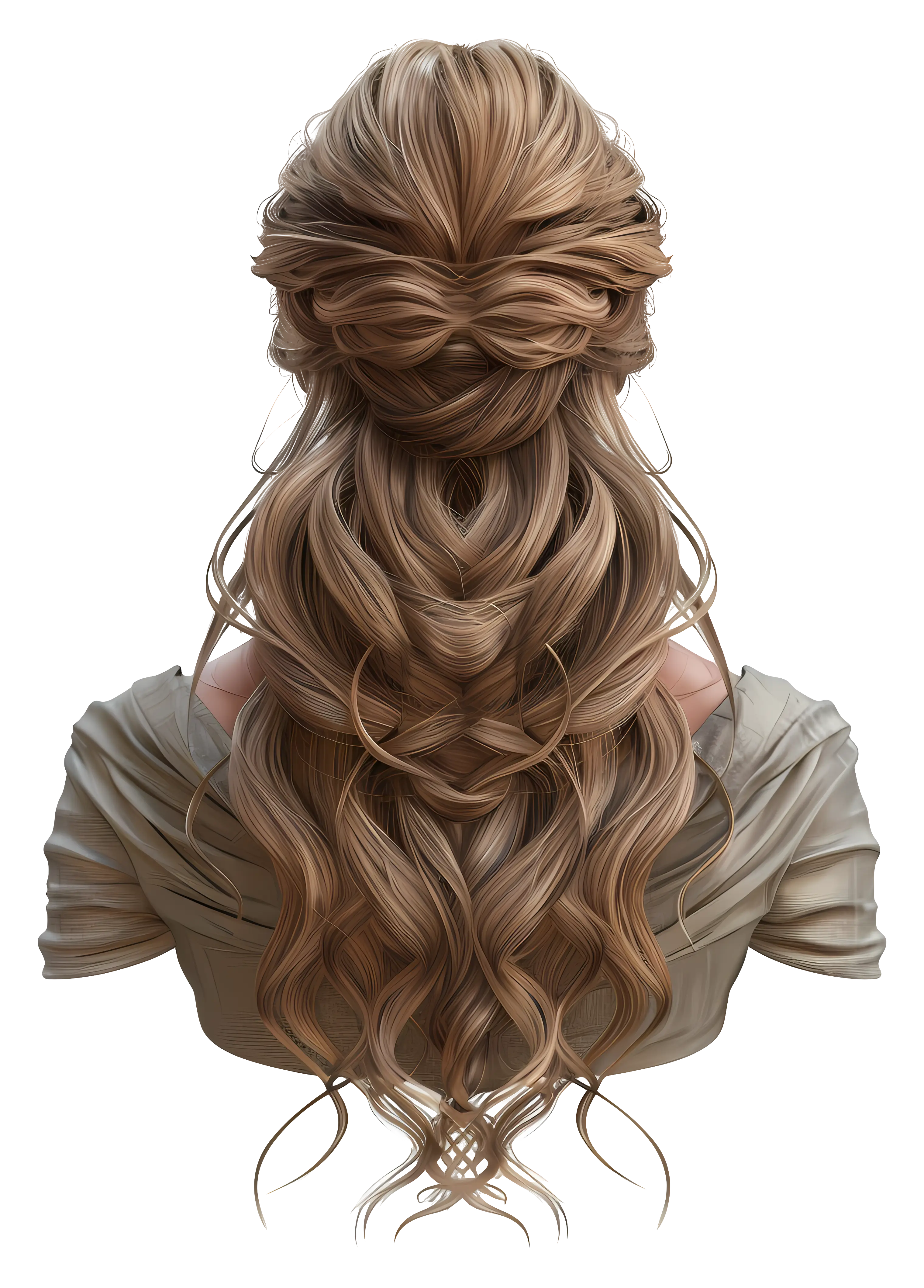Elegant Braided Blonde Hairstyle