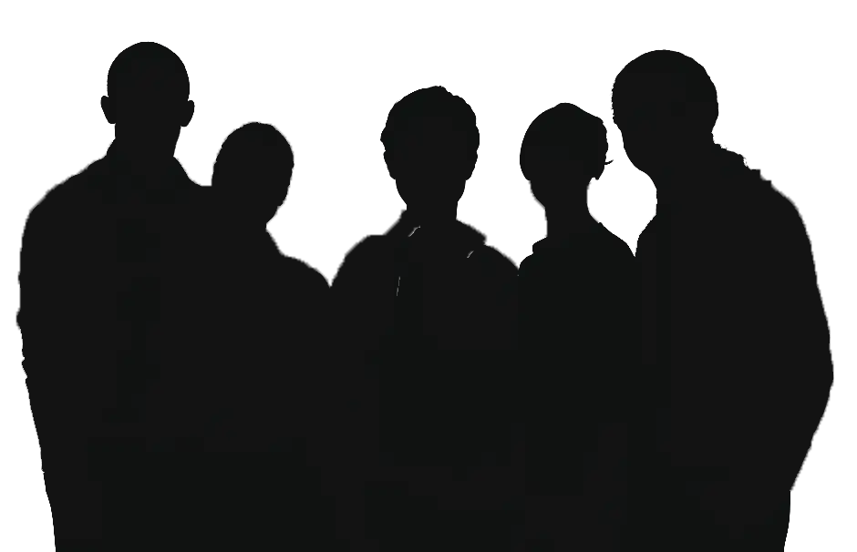 Silhouette of a Group of People