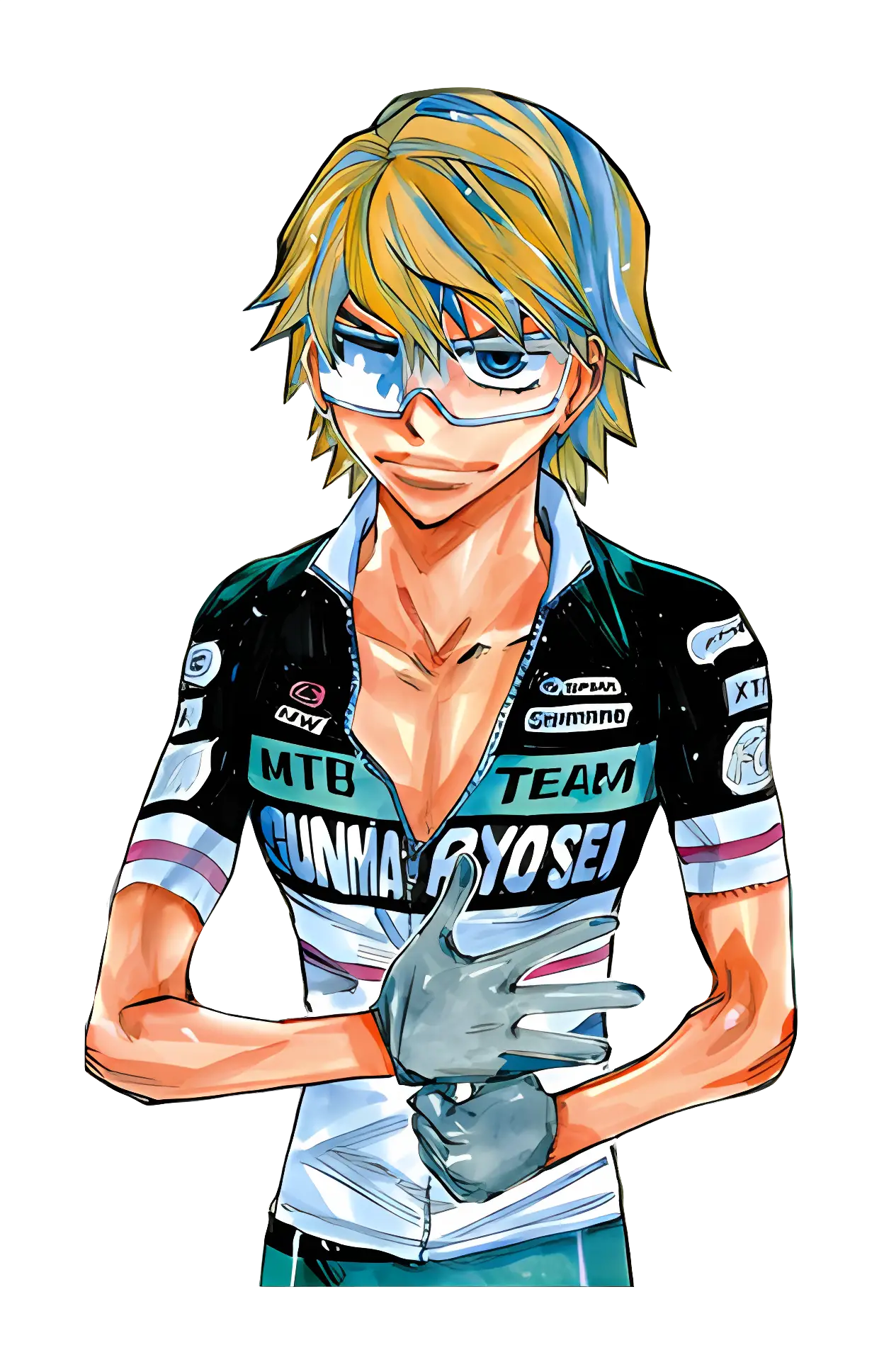 Animated Cyclist Character