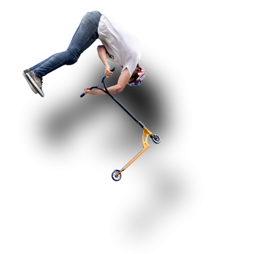 Extreme Scooter Trick