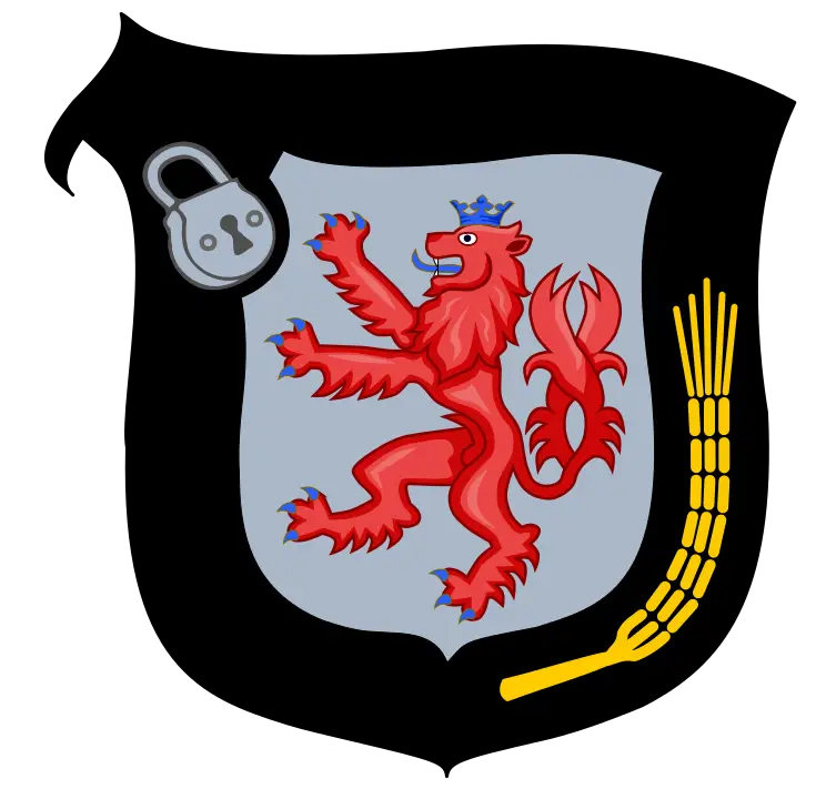 Red Lion Crest Emblem